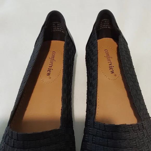 Comfort View The‎ Bethany Flat. Size 7.5. NWOT. Black. - Picture 2 of 8